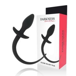 DARKNESS - ANAL PLUG 28 CM BLACK SILICONE 2